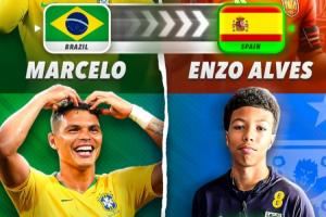 桑巴足球谁来继承？马塞洛儿子西班牙U17队长 弟媳儿子代表英格兰